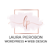 Logo © Laura Pierobon - WordPress ❤︎ Web Design