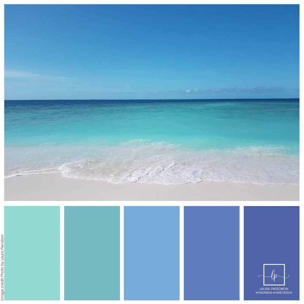 Palette colori di Agosto 2021 © Laura Pierobon - WordPress ❤︎ Web Design