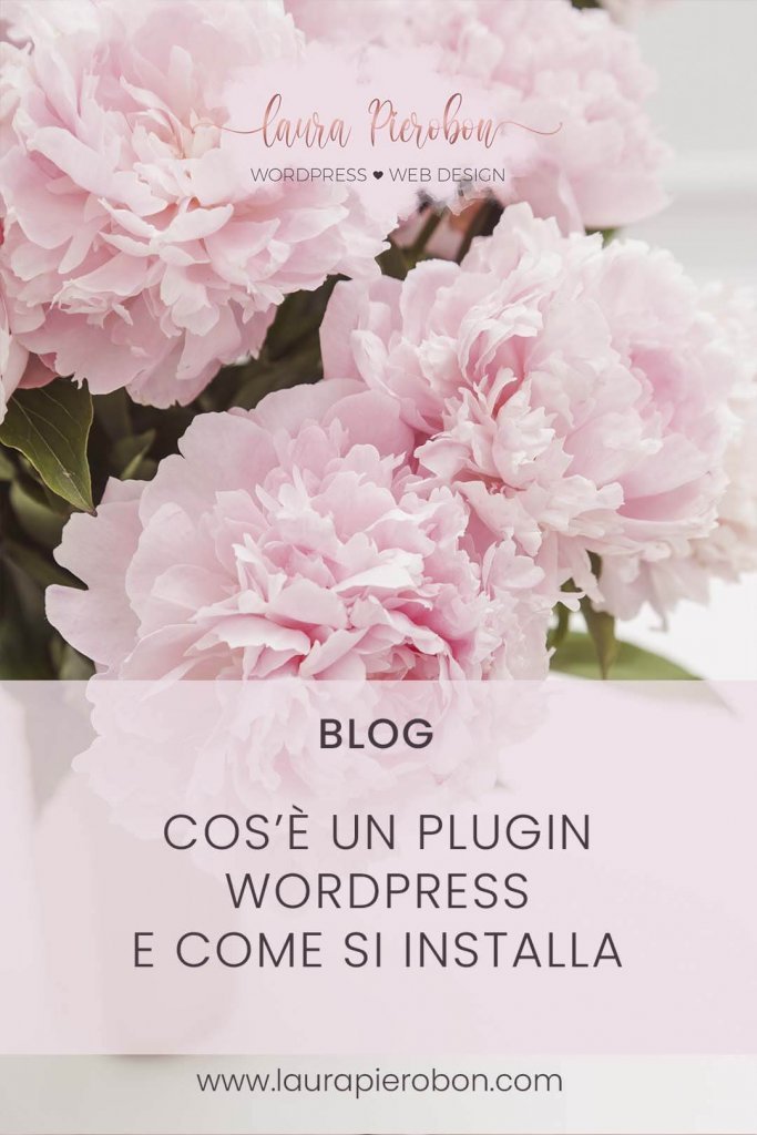 Cos'è un plugin WordPress e come si installa © Laura Pierobon - WordPress ❤︎ Web Design